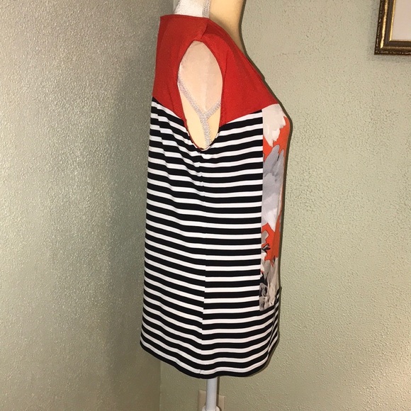 Calvin Klein Sleeveless Print Top Size Medium - Picture 3 of 7